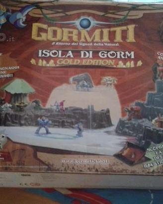 Isola di gorm e isola vulcanica