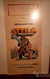 Locandina originale film Attila
