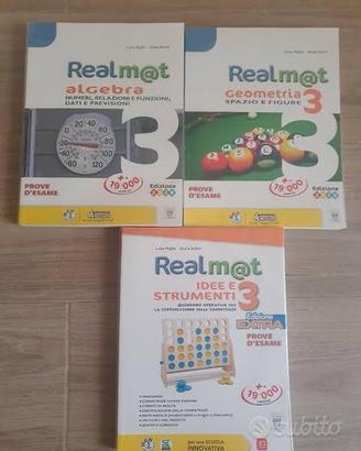 REALM@T 3 algebra geometria strumenti 978884265528