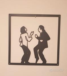 Cornice quadro in metallo Pulp Fiction Dance