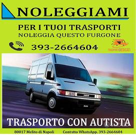 Furgone per trasporti con autista noleggio