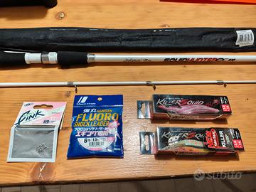Lotto pesca Eging nuovo