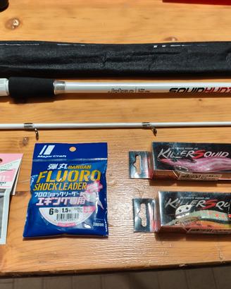 Lotto pesca Eging nuovo