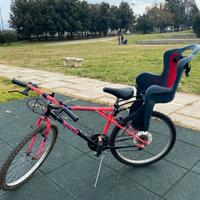 Seggiolino bici posteriore