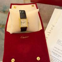 Cartier Tank Vermeil quartz 590005 big size serv