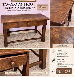 tavolo da lavoro antico 8