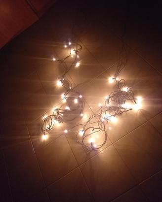 luci natale 2 serie gialle