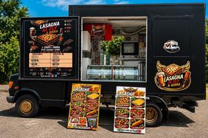 Food Truck Mercedes-Benz –pronto all'uso
