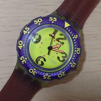 Swatch Scuba 1992 Mod SDN103 SprayUp vintage NUOVO
