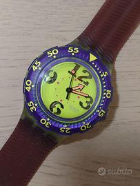 Swatch Scuba 1992 Mod SDN103 SprayUp vintage NUOVO