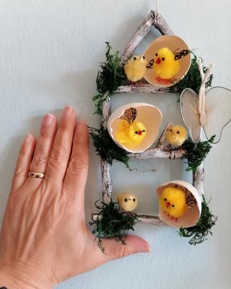 fuoriporta pasquale decorazione di  pasqua pulcini