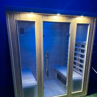 Sauna infrarossi 4/6 posti pari al nuovo