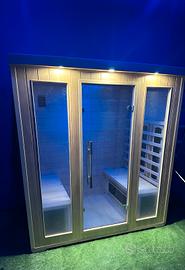 Sauna infrarossi 4/6 posti pari al nuovo