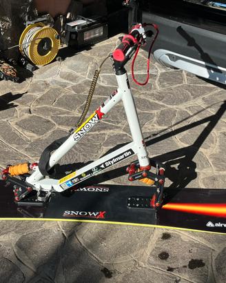 SnowX ammartizzato Snowscoot bici da neve sci snow