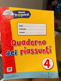 libro Nuovi traguardi Riassunti per 4 elementare