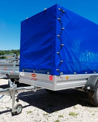 Carrello rimorchio auto mono asse