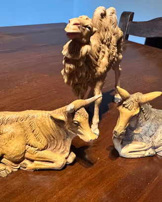 Animali Fontanini presepe bue asino cammello