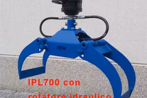 Pinza Legna 70cm IPL700 con rotatore idraulico