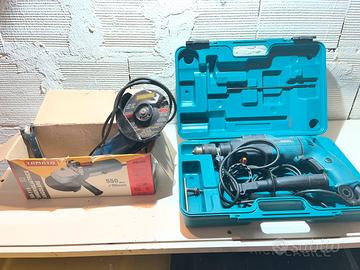 Trapano con martello e flessibile