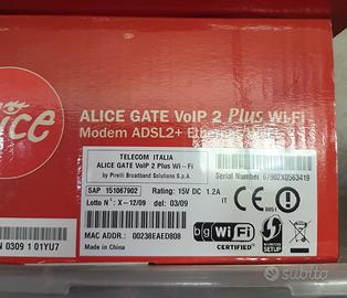 Modem Alice wifi adsl2