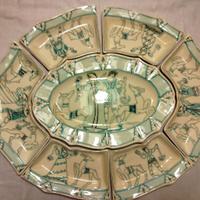 antipastiera in ceramica toscana