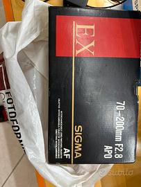 Obiettivo sigma 70-200mm F2.8 APO per nikon