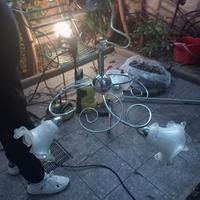 lampadario da soggiorno tre luci