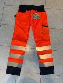 Pantalone estivo lavoro arancione