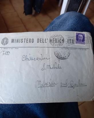 Busta ,storia postale 