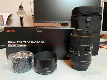 Sigma 105mm 2.8 Macro per Nikon