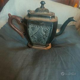 Antica Caffettiera inglese Sheffield King Harold 