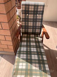 Sedia di legno allungabile