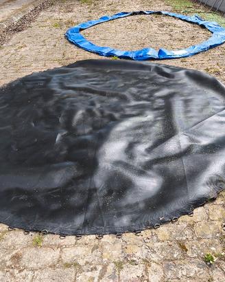Tappeto elastico e copri bordo Trampolino 4 mt dia