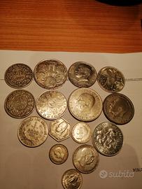 Grande lotto monete in argento 