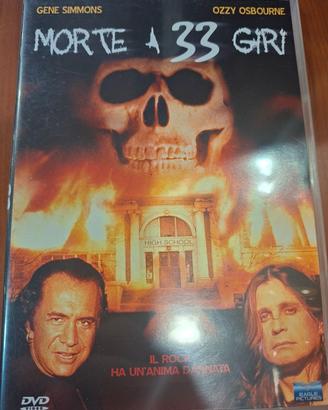 Dvd film horror "Morte a 33 giri "