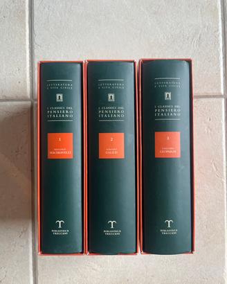 I Clasici del pensiero Italiano Treccani 3 Volumi