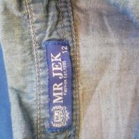 pantaloni e camicia maniche corte jeans 