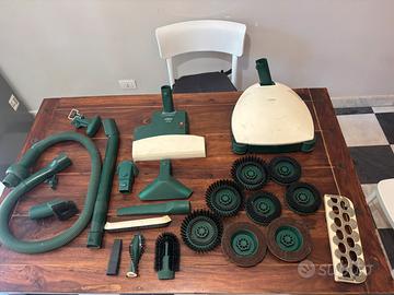 Lucidatrice e battitappeto con accessori folletto