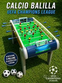 Calcio balilla Champions League + 3 palloni