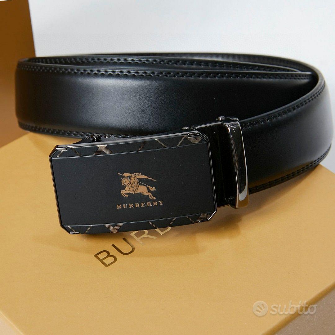 Cintura burberry 2025 uomo nera