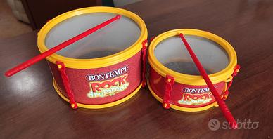 Tamburi BONTEMPI con bacchette (giocattolo)