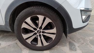 cerchi 18 diamantati e gomme M+S Kia Sportage 
