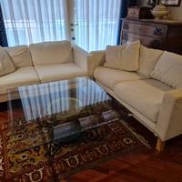  Divani  sfoderabili lavabili ikea , cotone bian