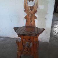 sedia antica tirolese 