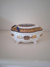 Scatole ovale porcellana limoge (1011)