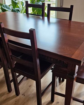 Tavolo in Legno 160(240) x 90cm