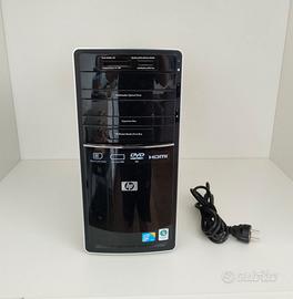 Pc HP Tower Intel 2,33 GHz Ram 4 Gb SSD 250 Gb