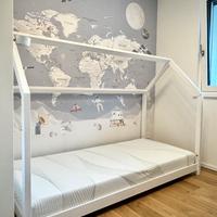 Letto Montessori design a Casetta 90x200