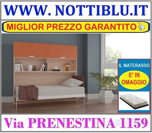 Letto a Scomparsa UGO “B” 1p + MATERASSO OMAGGIO