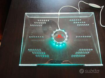 Supporto RGB per notebook in acrilico